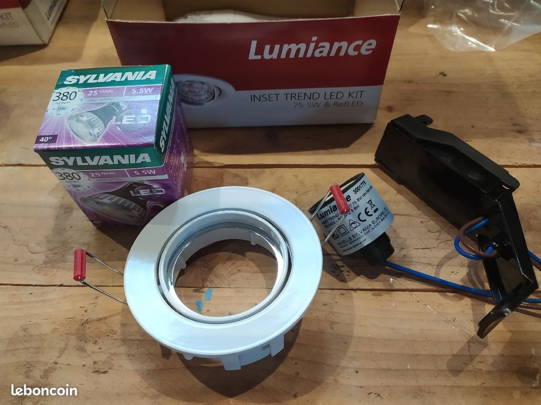 Kit spot led et cache à encastrer (image 1)