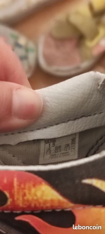 Vans enfant 32 motif flamme – petit prix 🔥 (image 3)