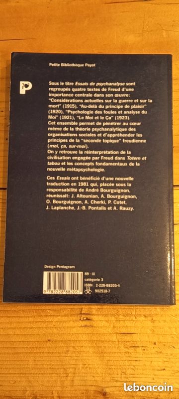 Livres de psychanalyse de S. Freud (image 4)
