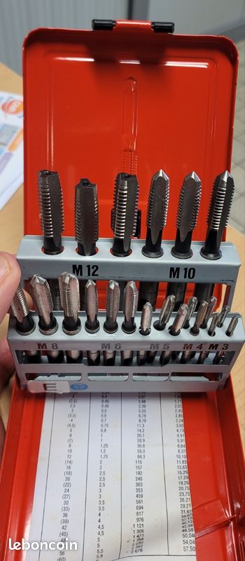 Coffret de tarauds de M3 à M12 FACOM (image 2)