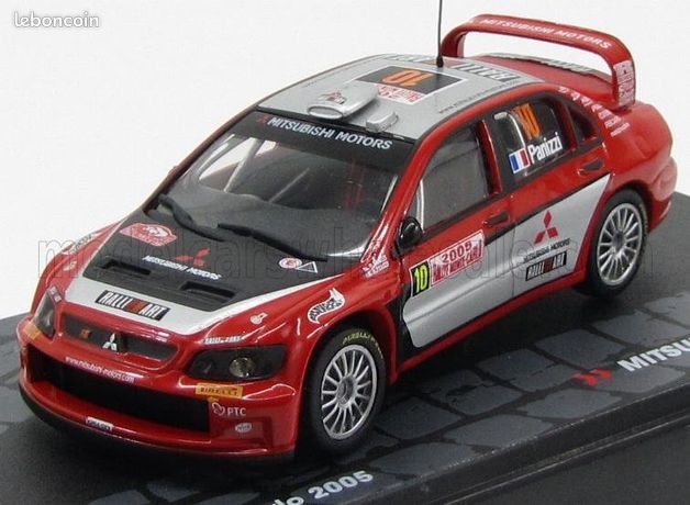 Mitsubishi Lancer Evolution X Groupe N WRC 2007 - Miniature Ixo 1/43 - Stobart