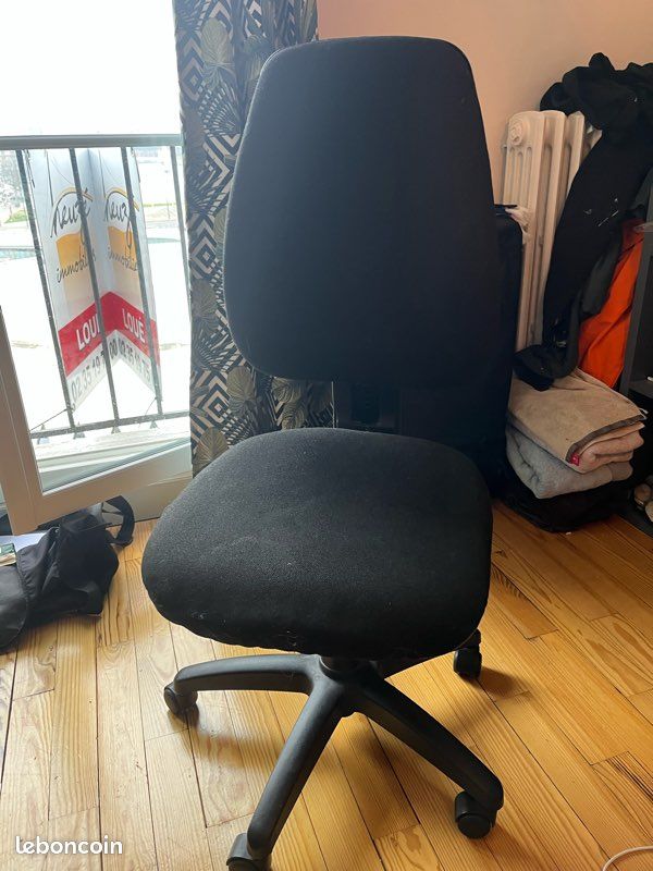 Bureau en verre + chaise ergonomique (image 3)