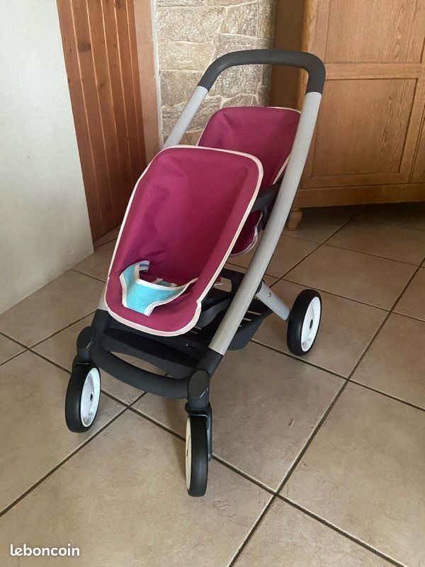 Poussette double pour poupées (image 1)