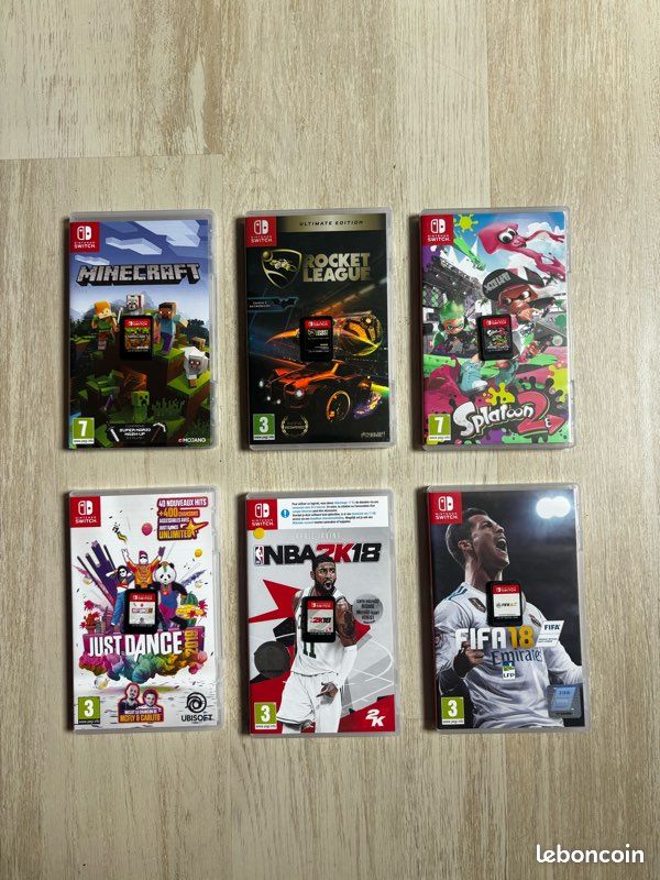 Jeux Nintendo Switch avec boîtes (image 1)