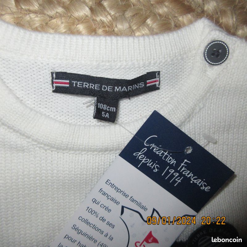 Pull enfant Terre de Marins (image 5)
