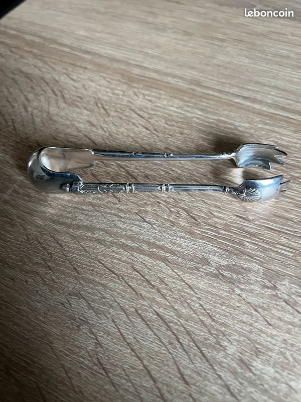 Pince à Sucre Christofle PERLE – Métal Argenté – 19cm – Neuf