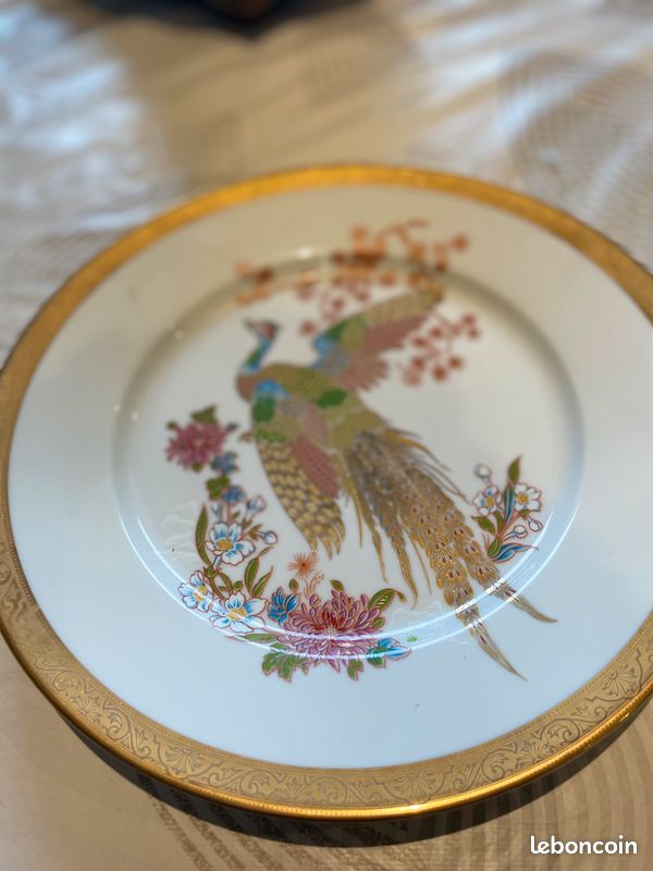 Assiette en porcelaine de limoges diamètre 24 cm - Vaisselle et verrerie (14737910