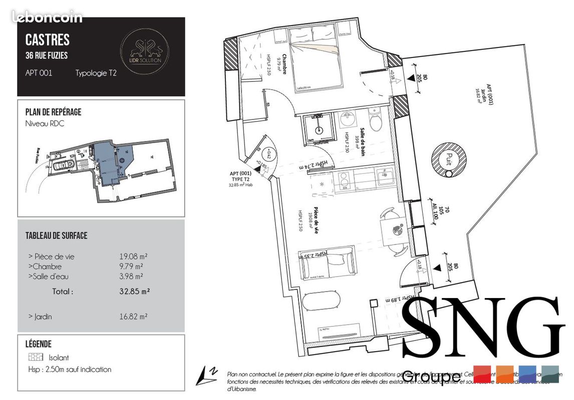 Appartement 2 pièces 33 m² · à Castres · 33 m² · 437 €