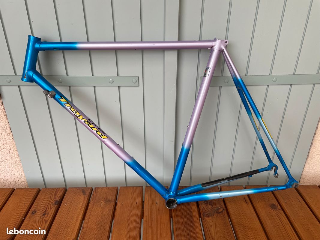 Cadre Vélo Course Concorde Squadra 60cm Columbus SL Acier Bleu Chromé – Vintage Italien