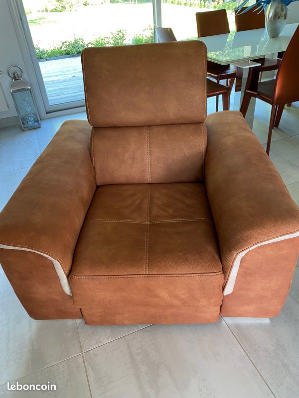 Fauteuil relaxe électrique avec batterie TBE (image 2)