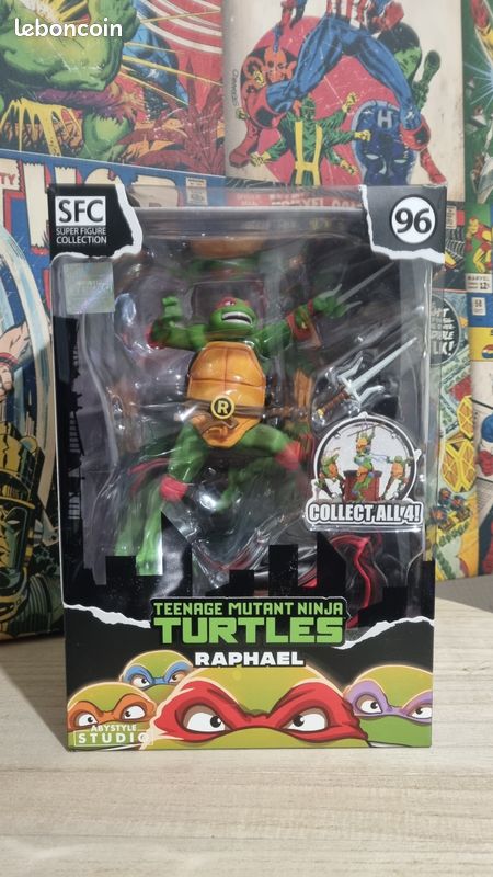 Figurine Tortues Ninja – Raphaël – Abystyle Studio – PVC – 2024 – Neuve Sous Blister