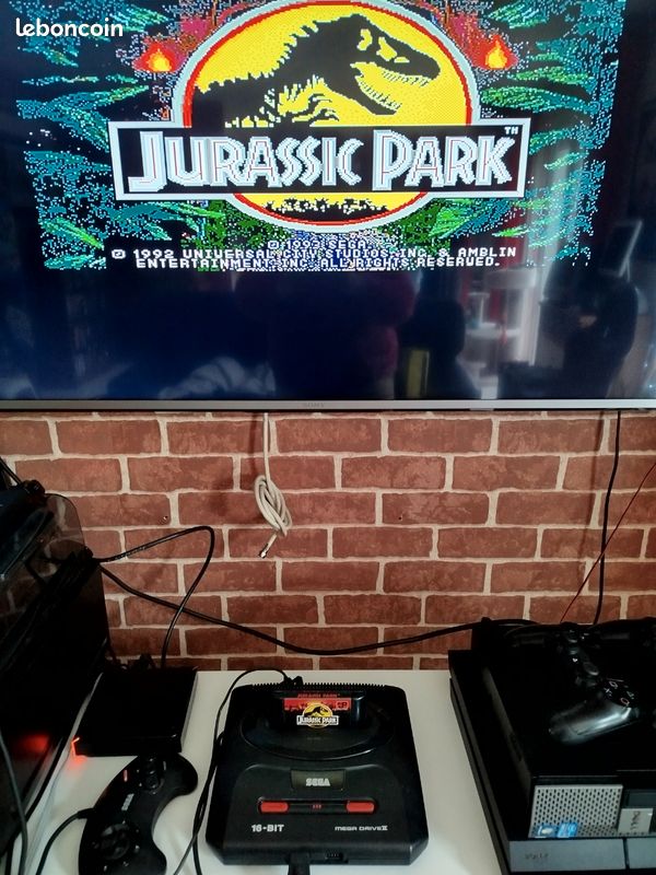 Jurassic Park Sur Sega Mega Drive - Version PAL Complète (boîte, Notice) - Megadrive