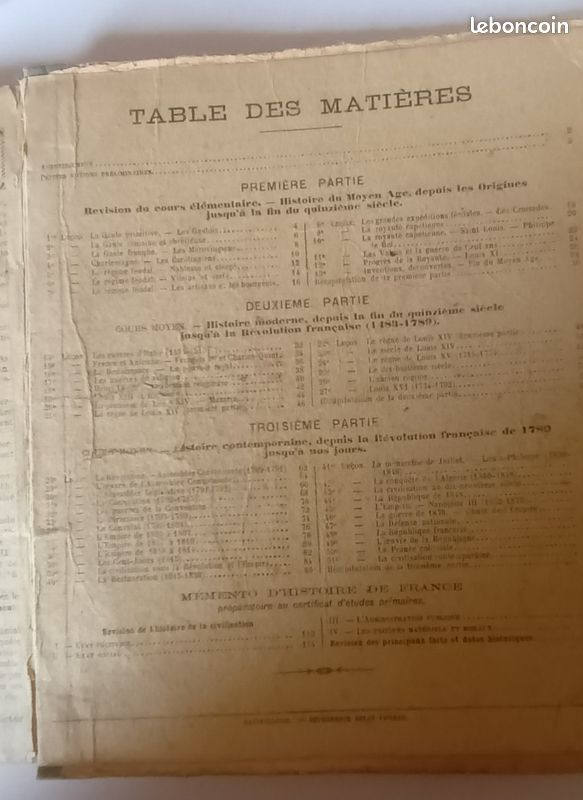 Livre 1910 anciens l'histoire de france a l'ecole (image 3)