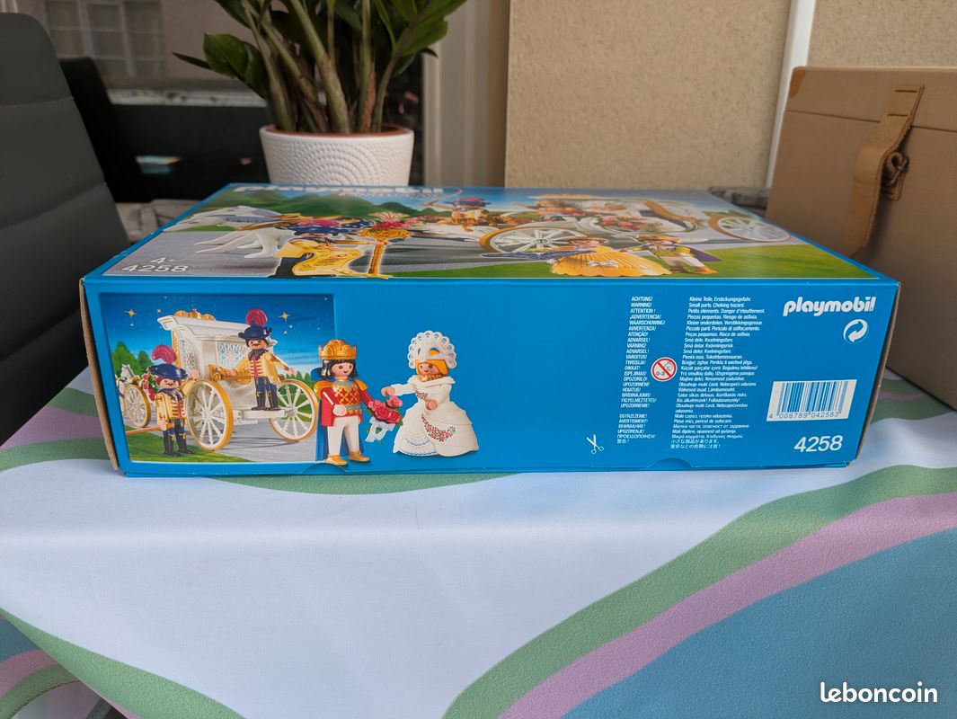 Playmobil Princesses - Tige, Harnais, Attelage Pour Carrosse Royal (réf. H3144, 4258) - Occasion