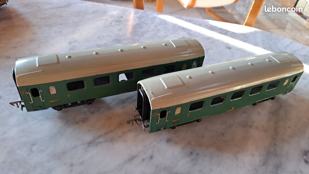 Caisse De Voiture Voyageurs JEP échelle O – 1ère/2ème Classe – Métal – Sans Bogie