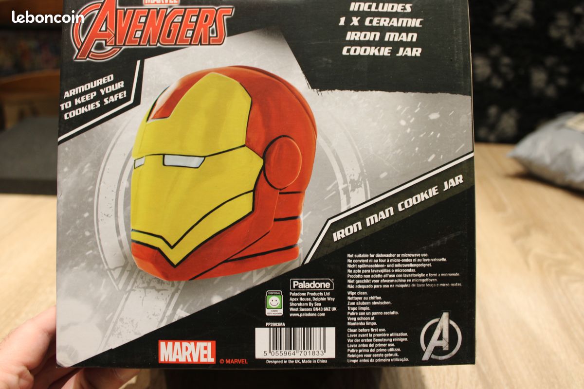 iron man helmet cookie jar XSociety Official MK5 - in Built Jarvis AI Official data model production makes the overall shape and line proportion more accurate Boite cookies Iron Man