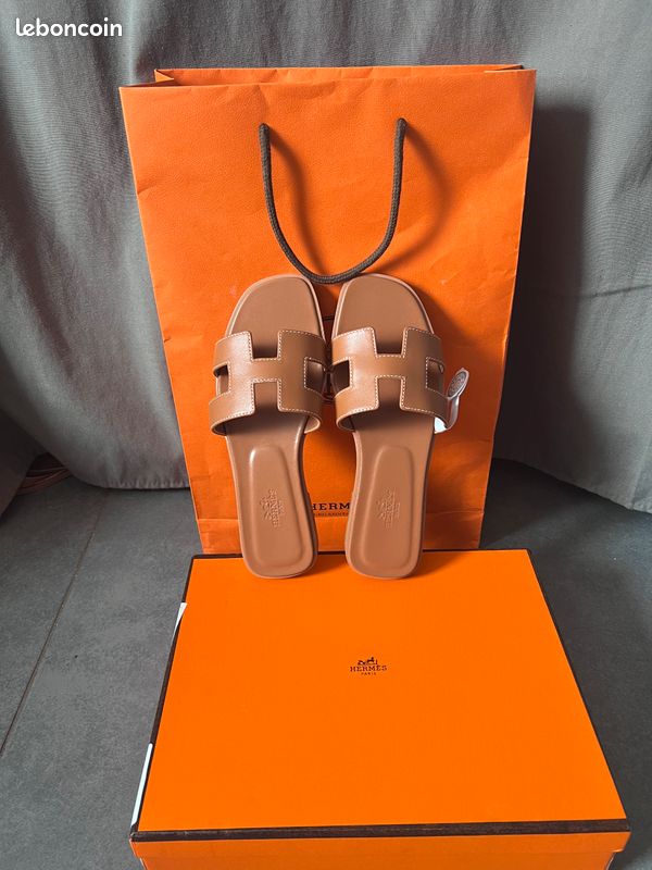 Slippers Sandales Oran Hermes Marron Hermes Sandals Dupe Mules