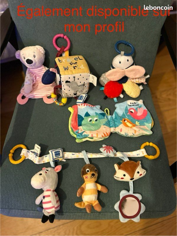 Coriver Spirale D'Activité Bébé – Jouets Poussette 0-18 Mois – Avec Miroir, Couineur, Musique – Sensoriel