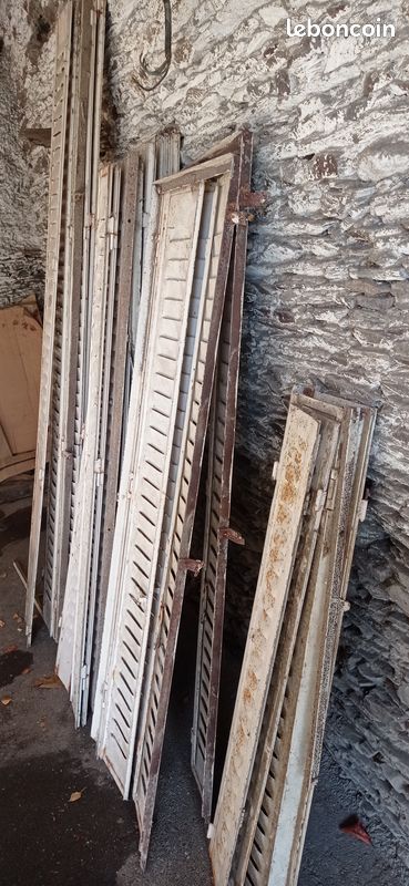 Volet persiennes vintage metalliques (image 3)