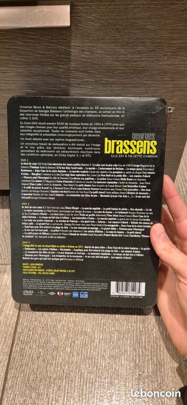 Titre : Coffret DVD Georges Brassens – édition limitée (3 DVD) (image 4)