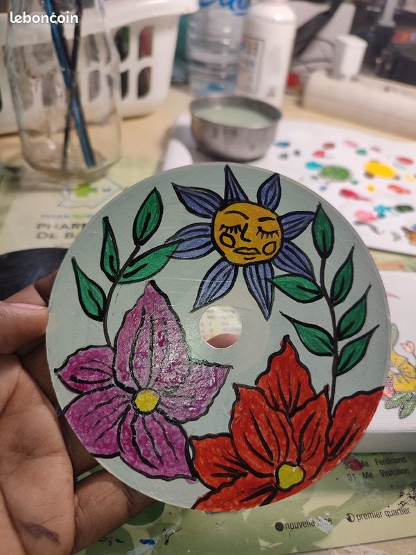 CD peint en acrylique (image 4)