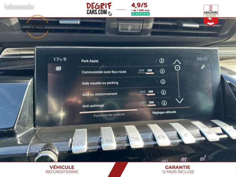 Peugeot 508 SW 1.5 BlueHDi 130 EAT8 GT + CUIR CHAUFFANT ET MASSANT + JANTES 19 + ATTELAGE + FOCAL... (image 33)