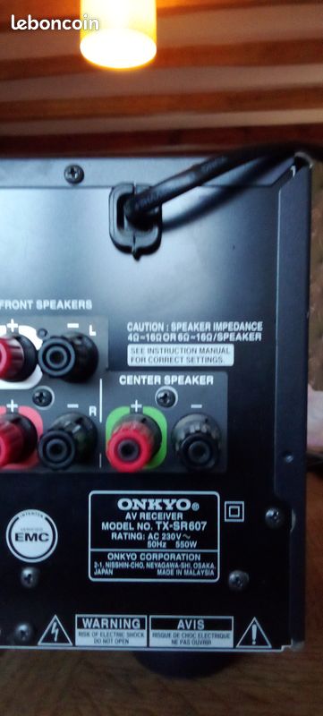 Amplificateur onkyo tx sr607 Photo, audio vidéo