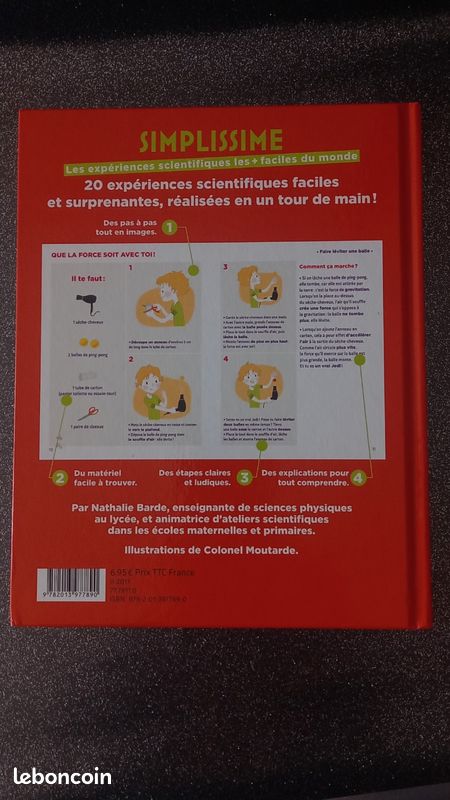 Livre Simplissime Les expériences scientifiques les + faciles du monde (image 3)