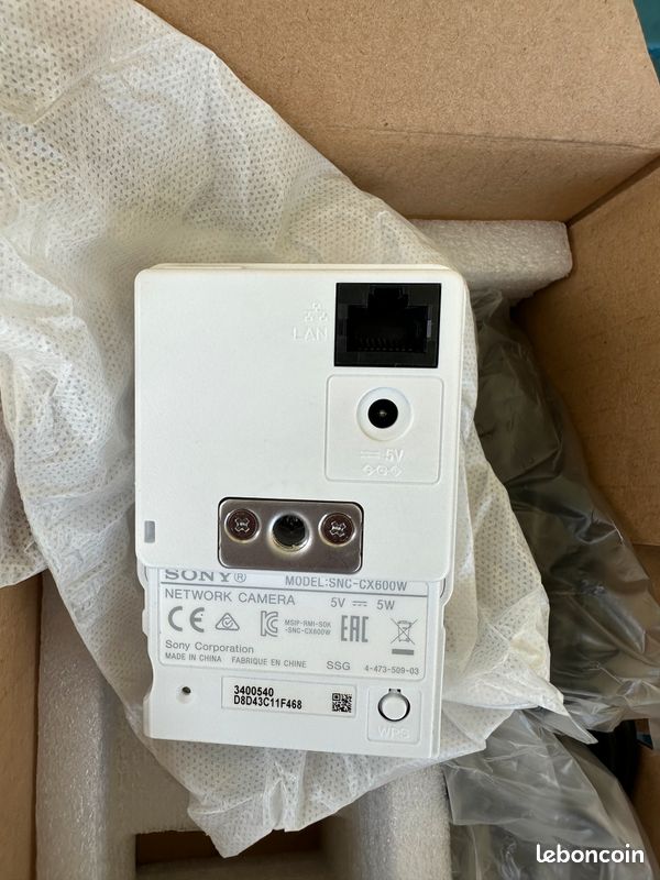 Camera de surveillance Sony SNC-CX600W Photo, audio vidéo