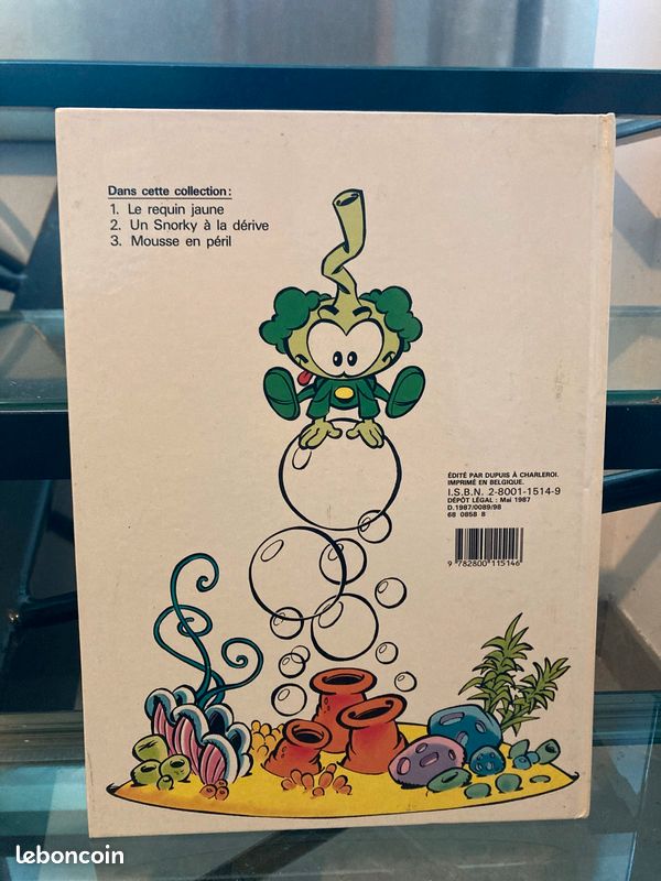 Bd les snorky mousse en péril dessin animé vintage (image 2)