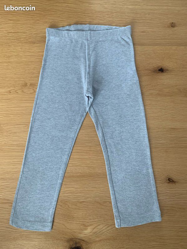Legging Fille Faded Glory – Taille L (10-12 Ans) – Noir Et Bleu Canard – Occasion TBE