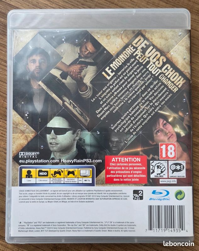 Jeu PS3 Heavy Rain (image 2)