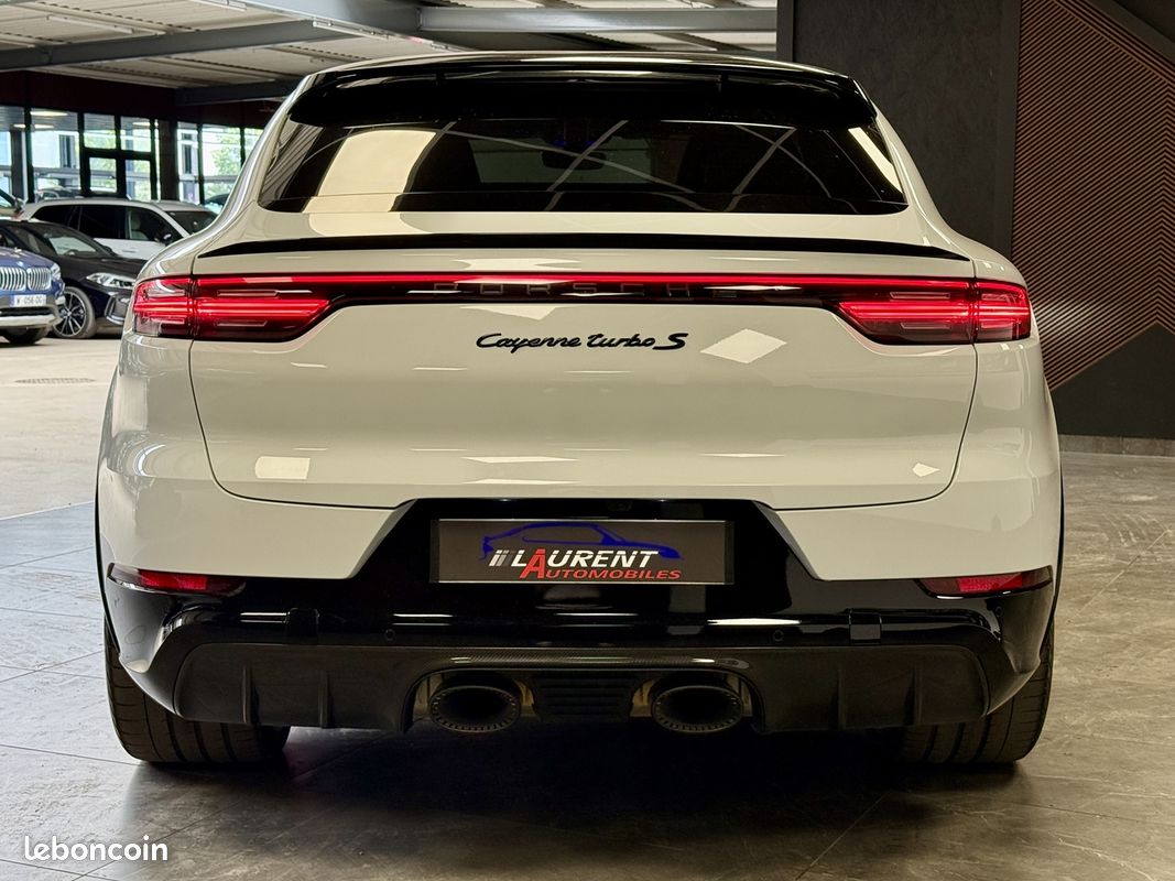 Porsche CAYENNE COUPE 4.0 V8 680CV TURBO S E-HYBRID BVA / ORIGINE FRANCE (LAURENT AUTO) (image 4)