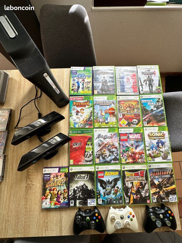 Xbox 360 120gigas avec jeux et kinect (image 2)