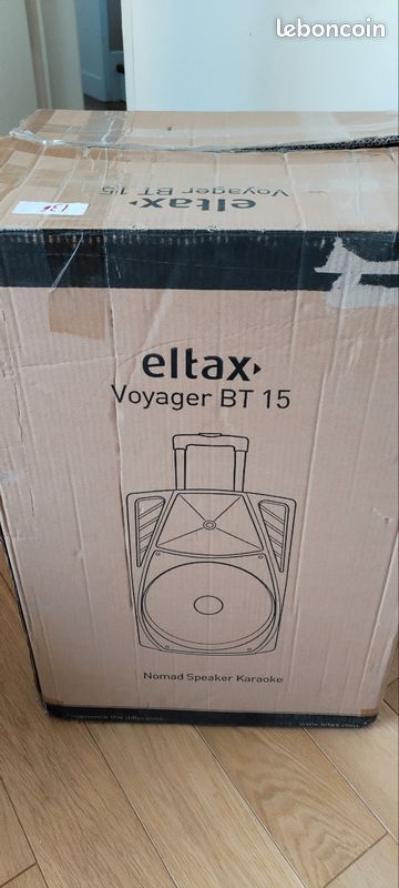 Enceinte karaoké ELTAX voyager bt 15 neuve (image 1)