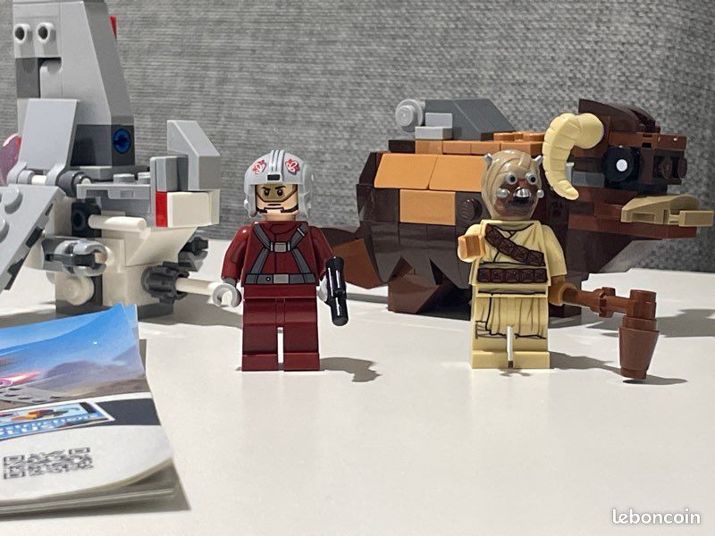 Lego Microfighters Bantha 75265 T-16 Skyhopper Vs Bantha