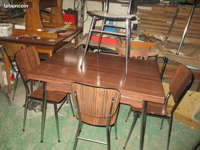 Tables chaises et tabourets en formica (image 8)