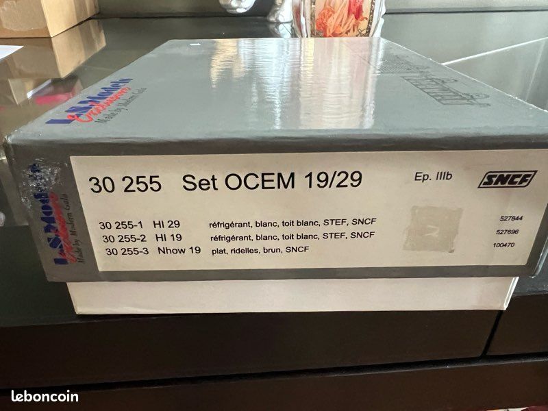 Coffret LS Models De 3 Wagons Plats Courts OCEM 19/29 (échelle N) - Neuf