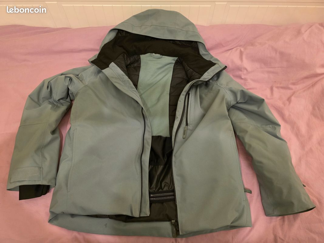 Veste De Ski Imperméable Wedze (Decathlon) Junior - Bleue, Taille 12 Ans (143-152 Cm)