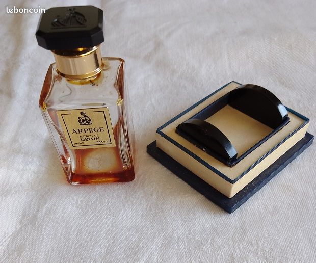 Flacon De Parfum LANVIN En Argent Christofle 64 Mm - Vide, Sans Boîte, état Impeccable Occasion
