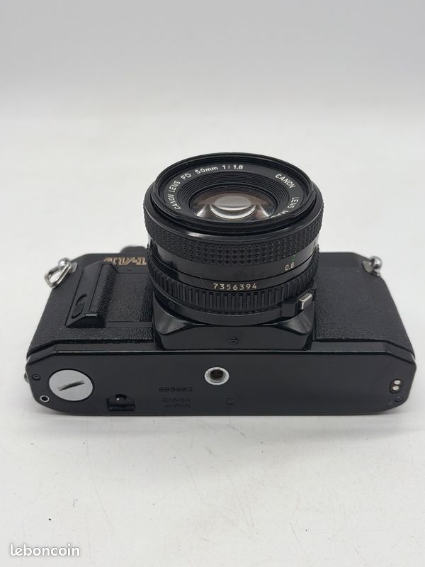 Appareil photo argentique Canon A-1 Noir + 50 mm f1.8 S.C Reconditionné - Appareil photo argentique | fnac Suisse