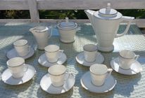 Service à thé en porcelaine de Limoges 1920
