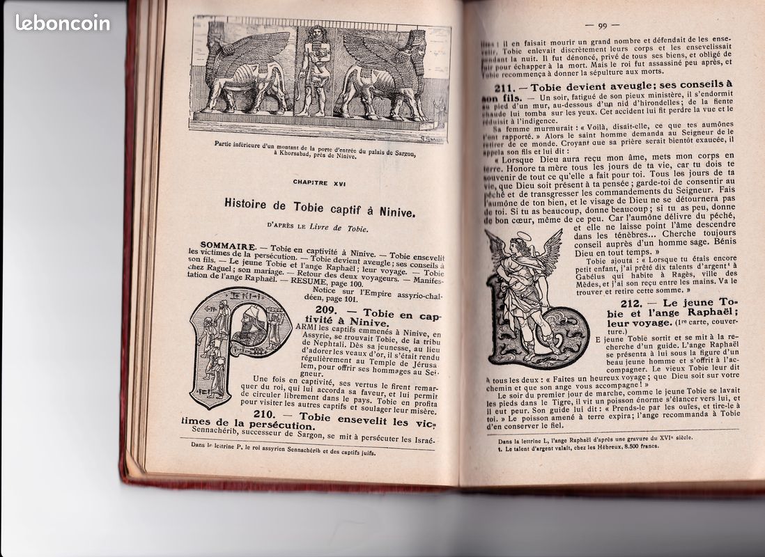BIBLE SCOLAIRE ILLUSTREE - L . Alain (image 6)