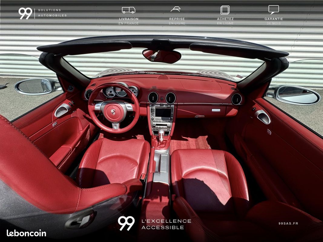 Porsche boxster porsche rs 60 spyder 3.4l 303ch bose echappement sport pcm livraison reprise (image 21)