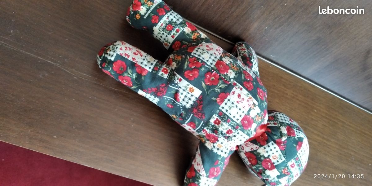 Ourson déco tissu (image 1)