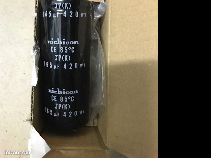 Condensateur nichicon 165mf 420wv 85 c original Mitsubishi (image 1)
