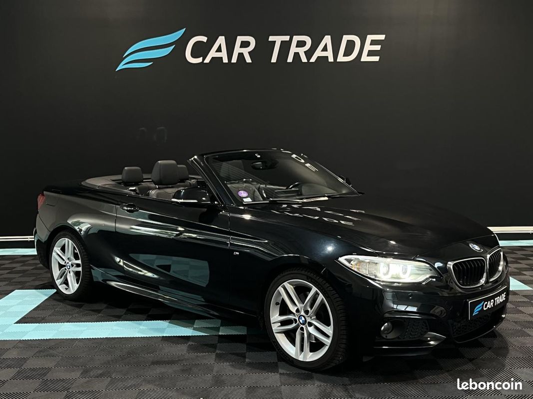 BMW SERIE 2 220i Cabriolet - BVA - M Sport - SUIVI COMPLET - CAMERA DE RECUL - CARPLAY (image 7)