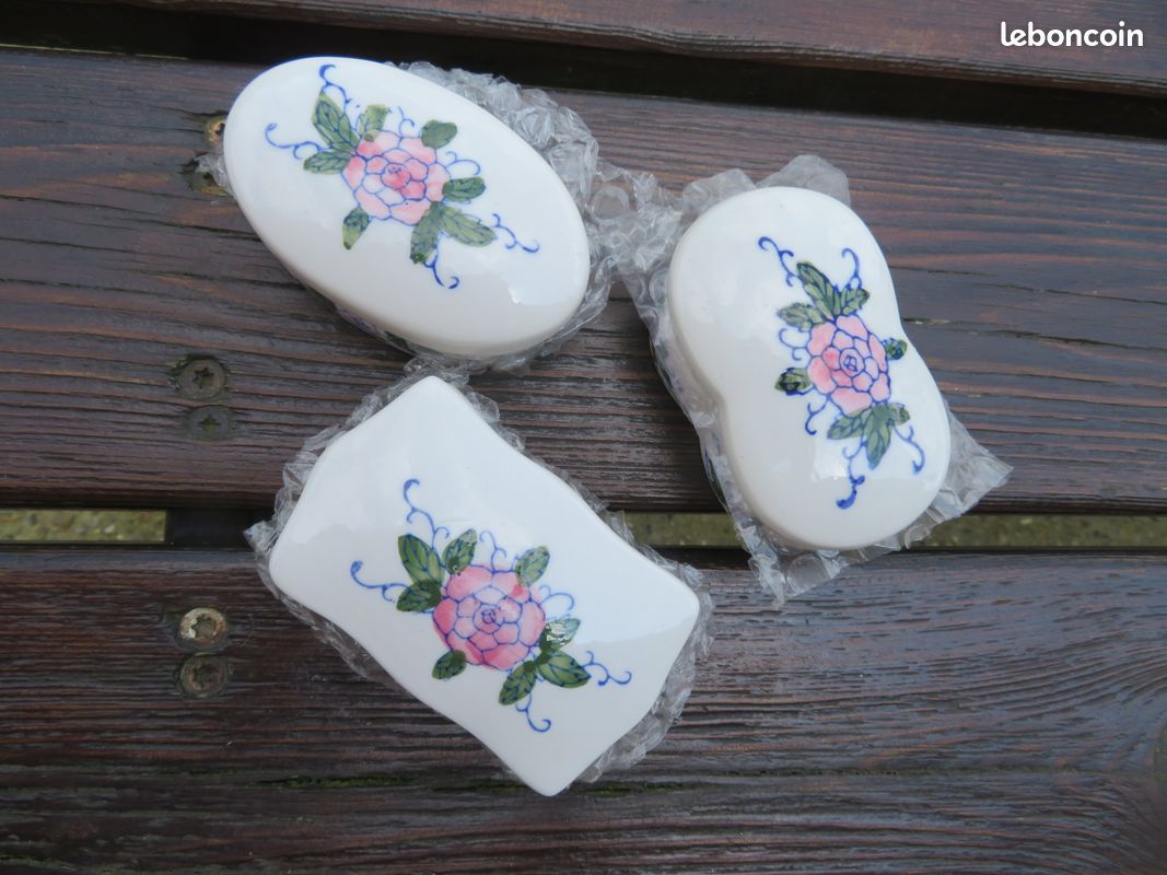 Boites porcelaine lot de 3 (image 1)