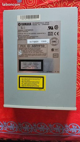 Graveur SCSI Externe Lacie Avec Graveur Yamaha 6x4x16 - Vintage
