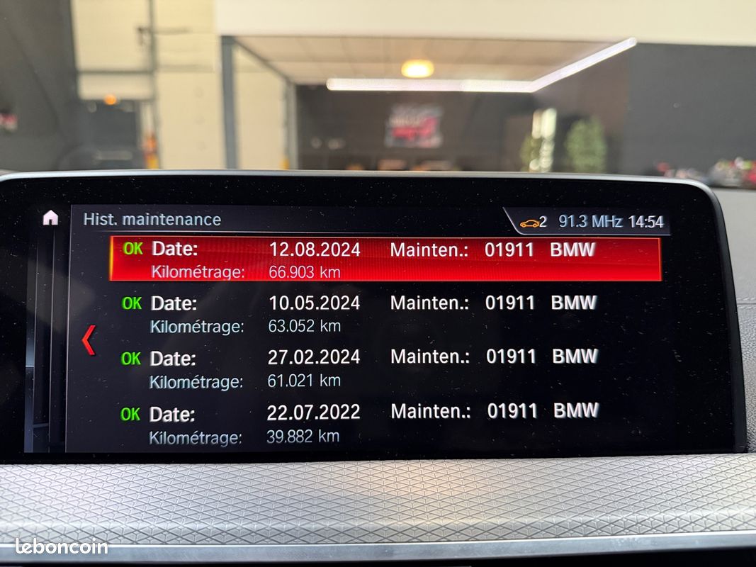 BMW X4 G02 M40d xDrive 326ch Caméra 360 Harman Kardon Volant / Sièges chauffants Ventilés Garantie 12 mois (image 17)